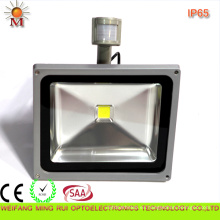 Luz de inundación de Ce / RoHS / SAA / Water Proof / 50W LED con el sensor de movimiento